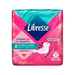 Гигиенические прокладки Libresse ultra супер, 8 шт - Сүрөт 1
