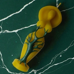 Свеча Богиня плодородия, желтый - Сүрөт 2