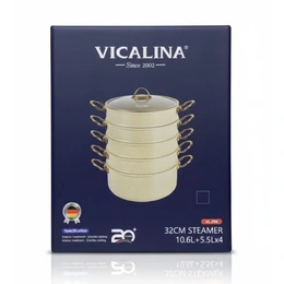 Мантоварка-пароварка Vicalina VL-206, бежевый - Сүрөт 2
