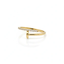 Кольцо в желтом золоте 585, размер 18, вес 1,32 г - Сүрөт 1