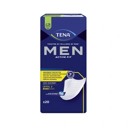 Мужские прокладки Tena Men Active Fit, 20 шт - Сүрөт 1