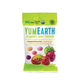 Жевательные органические конфеты фруктовые с кислинкой YumEarth, 50 г - Сүрөт 1