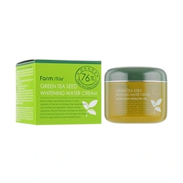 Крем для лица увлажняющий отбеливающий с семенами зеленого чая FarmStay, 100 мл - Сүрөт 1