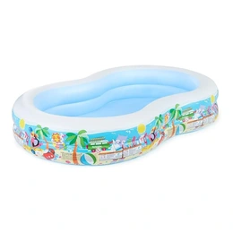 Надувной детский бассейн Intex Swim Center Paradise Seaside, 262×160×46 см, 700 л - Сүрөт 1