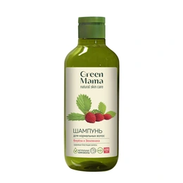 Шампунь для нормальных волос Береза и Земляника Green Mama, 400 мл - Сүрөт 1