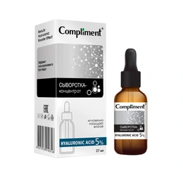 Сыворотка-концентрат Compliment Hyaluronic Acid 5%, 27 мл - Сүрөт 1