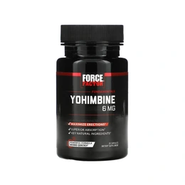 Йохимбе Force Factor Yohimbine, 6 мг, 30 капсул - Сүрөт 1