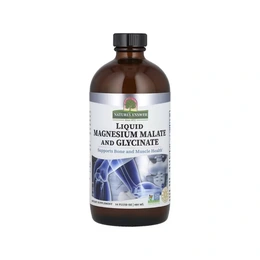 Добавка Nature's Answer Liquid Magnesium Malate and Glycinate, 480 мл - Сүрөт 1