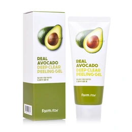Пилинг-гель Real Avocado Deep Clear Peeling Gel FarmStay, 100 мл - Сүрөт 1