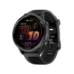 Смарт‑часы Garmin Forerunner 570 47 мм, серый безель с черным ремешком - Сүрөт 1