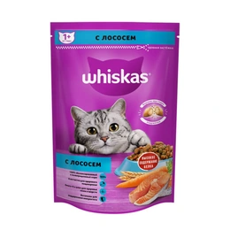 Сухой корм Whiskas для взрослых кошек, подушечки с лососем, 350 г - Изображение 1