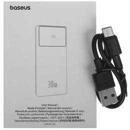 Портативный аккумулятор Baseus Star-Lord Digital Display черный - Сүрөт 5