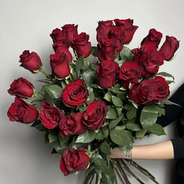 Розы красные, 21 шт - Изображение 1
