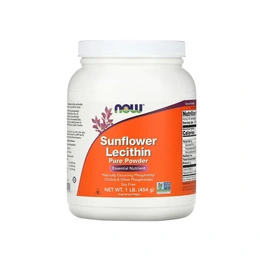 Порошок Now Sunflower Leicithin, 454 г - Сүрөт 1