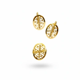 Комплект в красном золоте 585, вес 7,79 г - Сүрөт 1