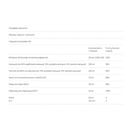 Now Cal-Mag, 120 капсул - Сүрөт 2