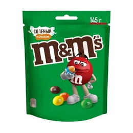 Конфеты драже с Солёным арахисом M&M's, 145 г - Сүрөт 1