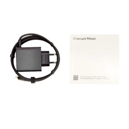 Умная колонка Яндекс Станция Миди, черный - Сүрөт 3