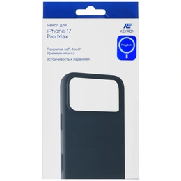 Накладка KEYRON Silicone Origin для Apple iPhone 17 Pro Max синий - Сүрөт 5