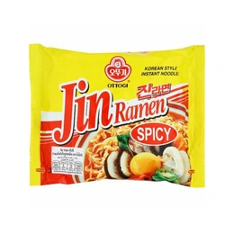 Лапша быстрого приготовления Jin Ramen Ottogi, Spicy, 120 г - Picture 1