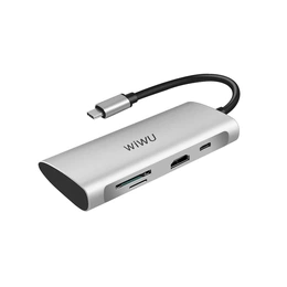 Адаптер-переходник Wiwu Alpha A731HP 7 in 1 Type-C Hub - Сүрөт 1