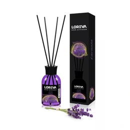 Аромадиффузор с бамбуковыми палочками Loreva Лаванда, 110 мл - Сүрөт 1