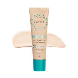 Тональный крем Lumene Matte Oil-control Foundation 00 Ultra Light, 30 мл - Сүрөт 1