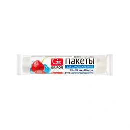 Пакеты для замораживания Grifon Bio 25 х 35 см, 80 шт - Сүрөт 1