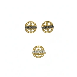 Комплект в желтом золоте 585, вес 10,12 г, размер кольца 18 - Сүрөт 1