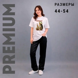 Футболка оверсайз женская "Kyrgyz Heritage", белая - Сүрөт 2