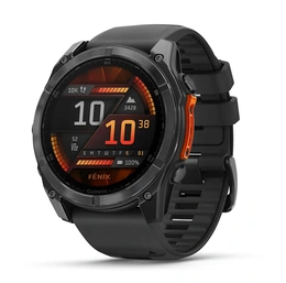 Смарт-часы Garmin fenix 8 51 mm AMOLED Slate Gray with Black Silicone Band - Сүрөт 1