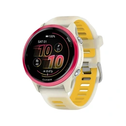 Смарт-часы Garmin Forerunner 570 42 мм, малиновый безель с бежево-желтым ремешком









 - Сүрөт 1