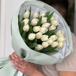 Букет тюльпанов, 25 шт - Сүрөт 1
