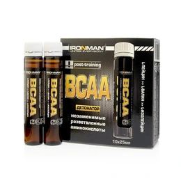 Аминокислоты Ironmen BCAA Детонатор, 10 шт по 25 мл  - Сүрөт 1