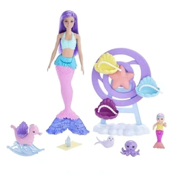 Кукла Barbie Dreamtopia набор с питомцами и детская игровая площадка - Сүрөт 2