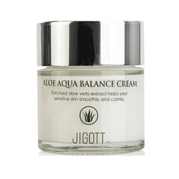 Крем для лица Jigott Aloe Aqua Balance Сream, 50 мл - Сүрөт 1