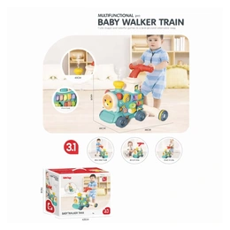 Детские музыкальные ходунки каталка с сортером - Сүрөт 1