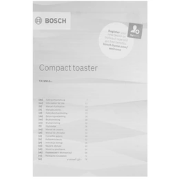 Тостер Bosch TAT 2M121 белый - Сүрөт 7