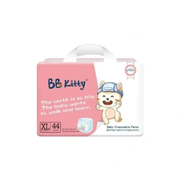 Подгузники-трусики BB Kitty XL (12-17 кг), 44 шт - Сүрөт 1