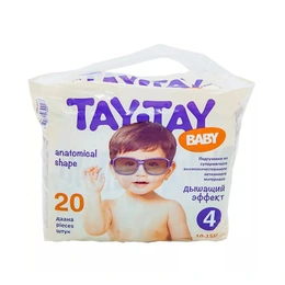 Подгузники Tay Tay Baby, 4 (10-15 кг), 20 шт - Сүрөт 1