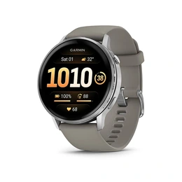Смарт-часы Garmin Venu 4 45mm Silver with Silver Gray Silicone Band - Сүрөт 1