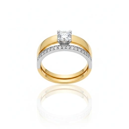 Кольцо в желтом золоте 585, размер 16,5, вес 2,51 г - Сүрөт 1