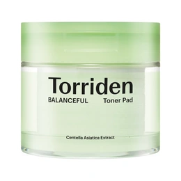 Гипоаллергенные очищающие пэды с центеллой Torriden Balanceful Cica Toner Pad, 60 шт - Сүрөт 1