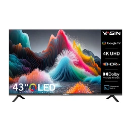 Телевизор Yasin 43″ 43Q90 4KQLED GoogleTV - Сүрөт 1