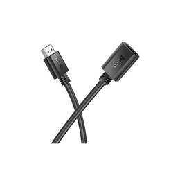 Кабель Hoco US13 HDTV to HDTV HD extension data cable (Black) - Сүрөт 3