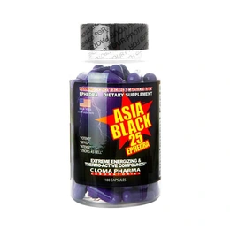 Биодобавка жиросжигатель Asia Black 25 Ephedra, 100 капсул - Сүрөт 1