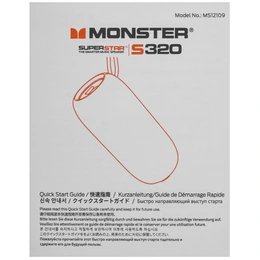Портативная колонка MONSTER SUPERSTAR s320 черный - Сүрөт 8