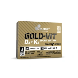 Витамин D3+K2 Olimp Gold-Vit D3+K2 2000IU, 60 капсул - Сүрөт 1