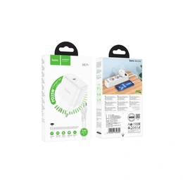 Зарядное устройство HOCO DC71 Precise single port PD25W (White) - Сүрөт 2