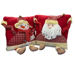 Новогодние фигурки Снеговик и Дед Мороз 988 в ассортименте - Сүрөт 1